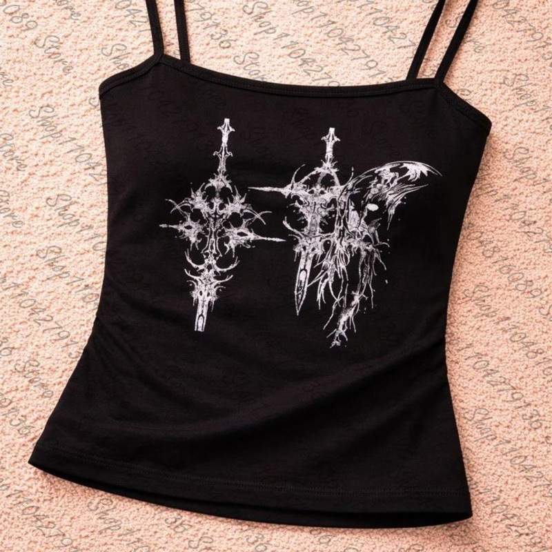Gothic Damen Korsett-Tanktop Y – Y2K Graphic Baby Tee Crop Bewertung und Preis