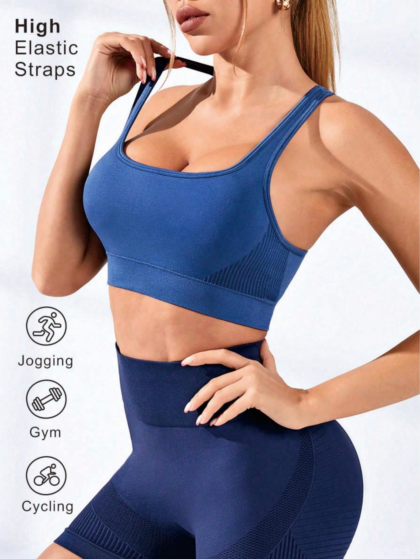 Damen Racerback Sport-BH Nahtl – Seamless Ribbed Workout Tank Top Bewertung und Preis