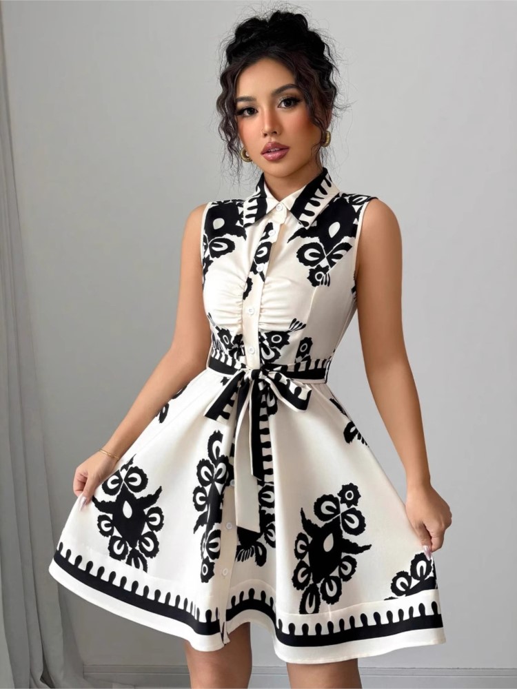 Sommer Neue Mode Casual Kleid  – French Vintage Floral Midi Dress Bewertung und Preis