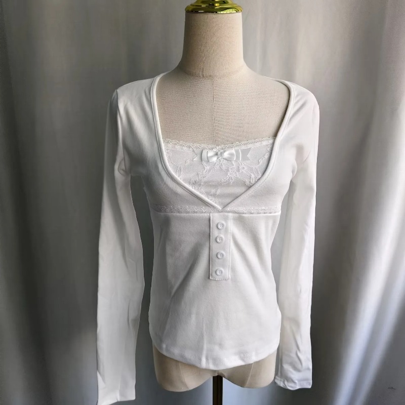 Ezgaga T Shirts Frauen Spitze  – Blouses Bewertung und Preis