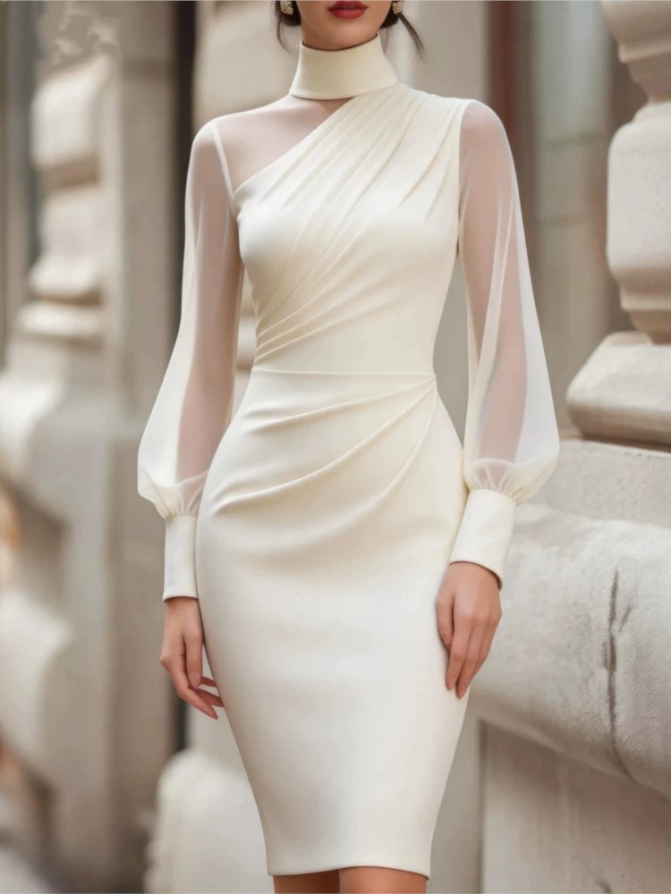 Neues Modisches Mesh-Transpare – Sexy Mesh Sheer Bodycon Dress Bewertung und Preis