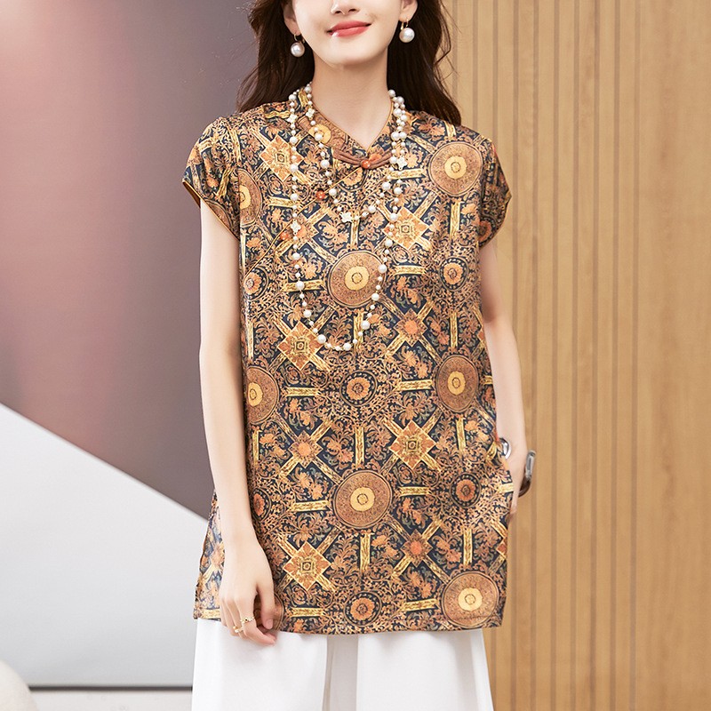 Damenbluse, kurzärmelig, Rundh – Blouses Bewertung und Preis