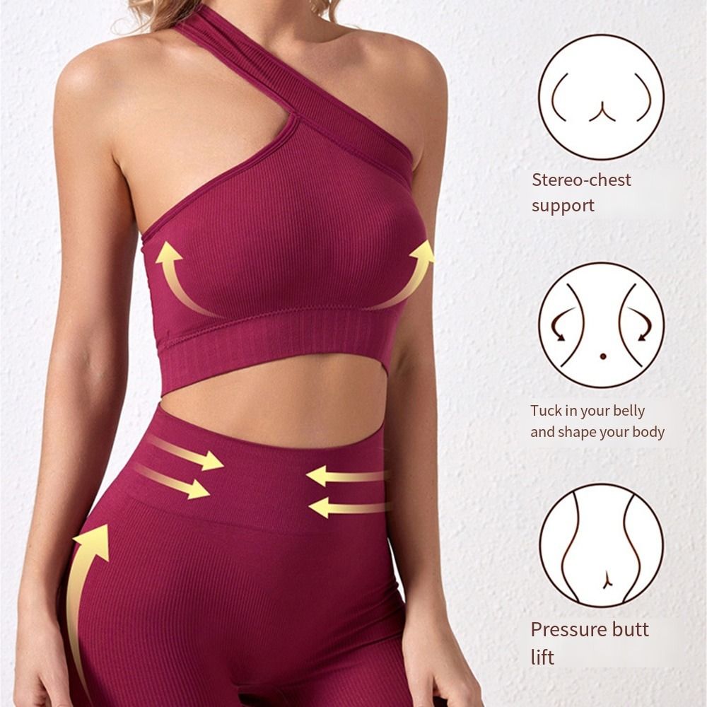 2-teiliges Komfortables Nahtlo – Seamless Ribbed Workout Tank Top Bewertung und Preis