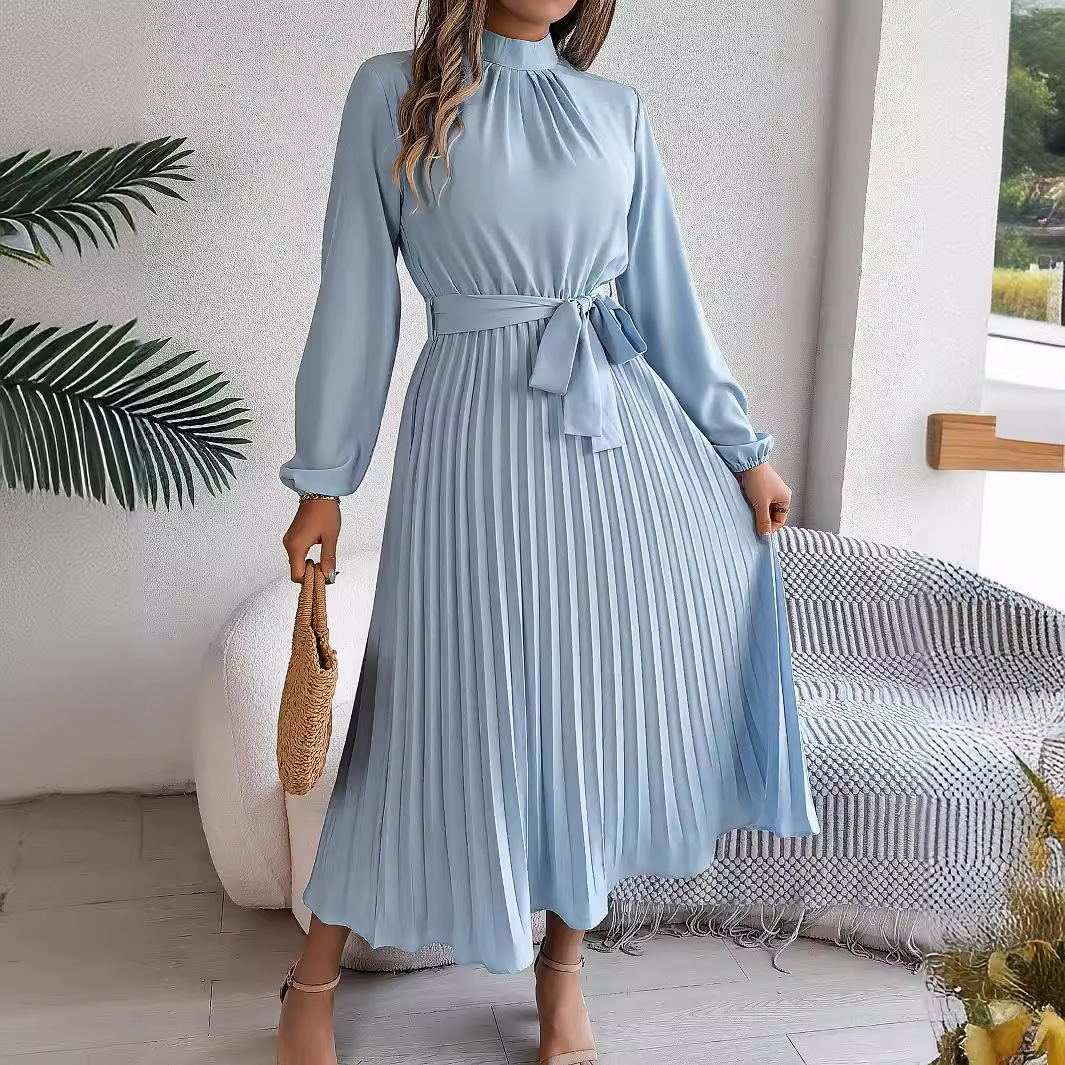 2025, elegante Langarm-Mode-Kl – French Vintage Floral Midi Dress Bewertung und Preis