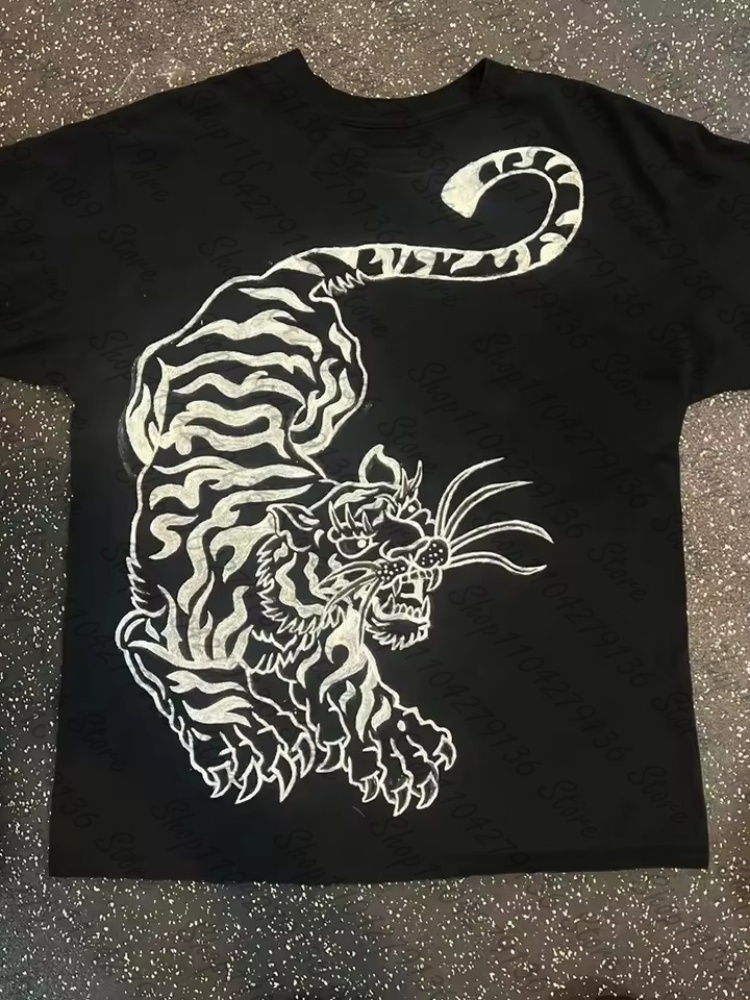 Y2K-Kleidung Grunge Damenmode  – Y2K Graphic Baby Tee Crop Bewertung und Preis
