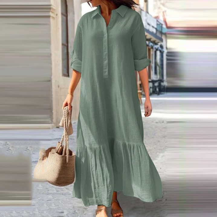 2025, Damen-Hemdkleid aus Lein – Casual Loose Linen Shirt Dress Bewertung und Preis