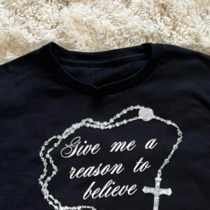 2000er Jahre Damenkleidung Y2K – Y2K Graphic Baby Tee Crop Bewertung und Preis
