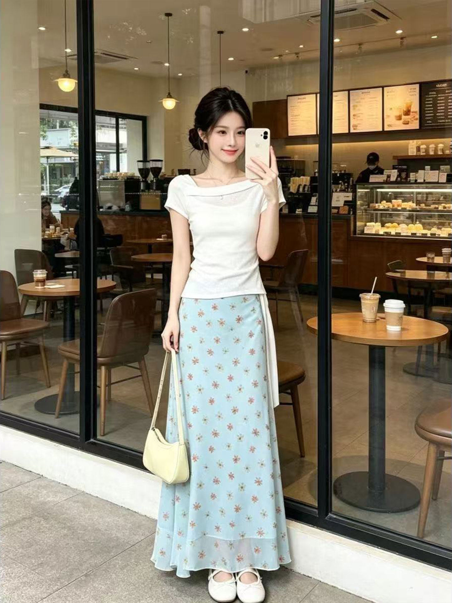 Koreanisches Design A-Linien-F – Korean Style A Line Shirt Dress Bewertung und Preis