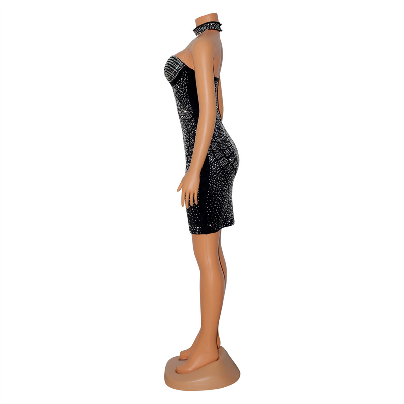 Doyerl Glitzerndes Strass-Diam – Sparkly Rhinestone Club Party Dress Bewertung und Preis