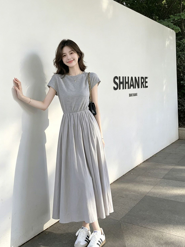 Übergröße Damen Koreanischer S – Korean Style A Line Shirt Dress Bewertung und Preis