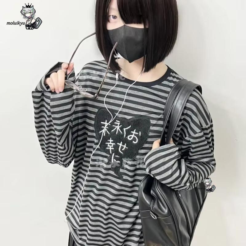 Y2K American Punk Vintage O-Au – Blouses Bewertung und Preis