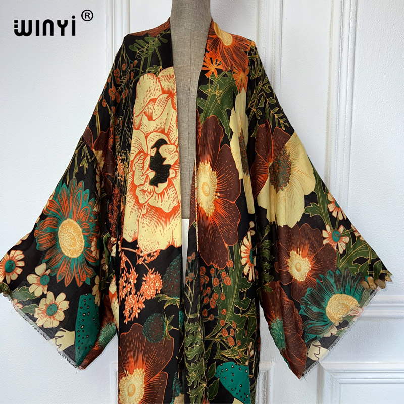 WINYI Afrika Mode Sommer Kimon – Boho Summer Beach Maxi Dress Bewertung und Preis