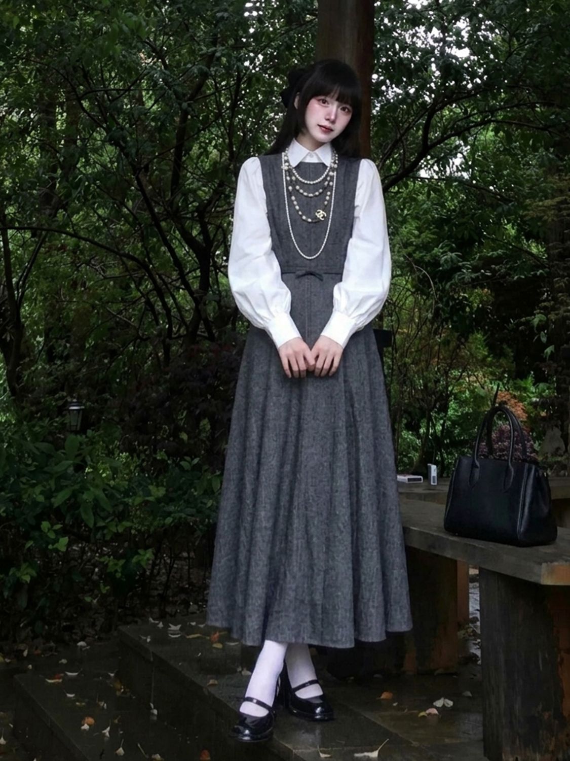 Koreanisches Hepburn-Stil 2-te – Korean Style A Line Shirt Dress Bewertung und Preis