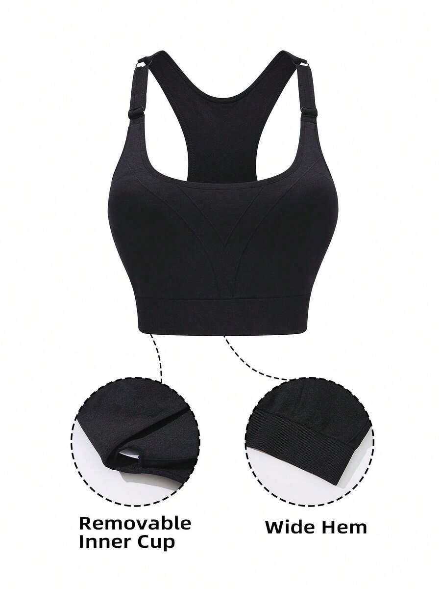 1 Stück Schwarzes Sport-Crop-T – Seamless Ribbed Workout Tank Top Bewertung und Preis