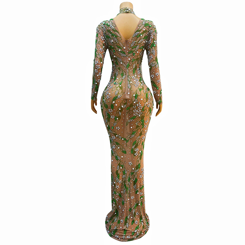 Ein atember aub endes Abendkle – Sparkly Rhinestone Club Party Dress Bewertung und Preis