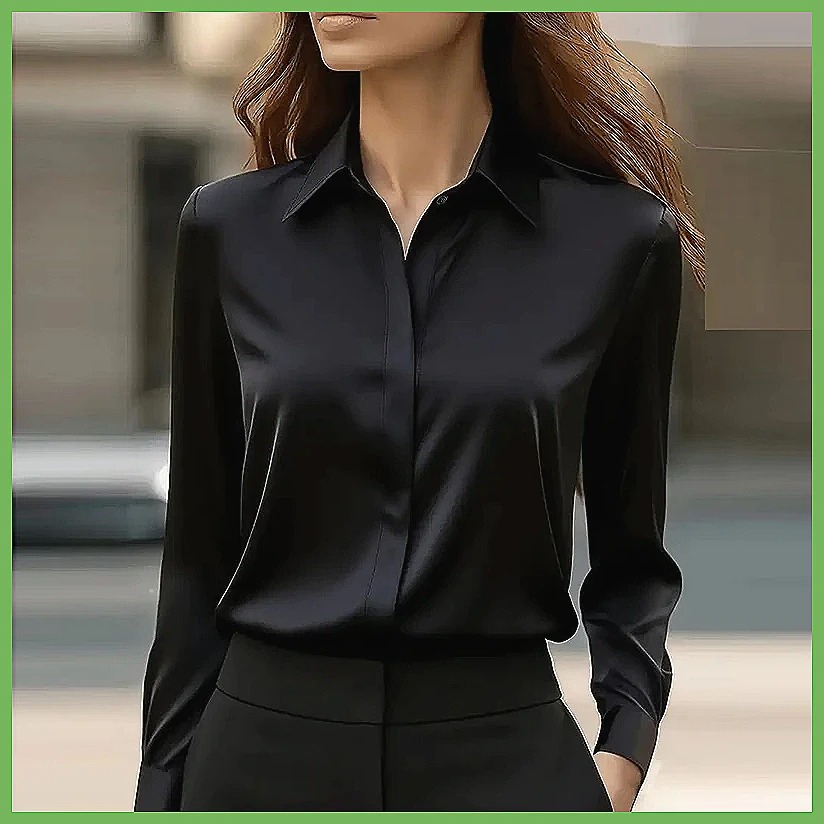 Neue Damen Büro-Bluse Langarm  – Blouses Bewertung und Preis