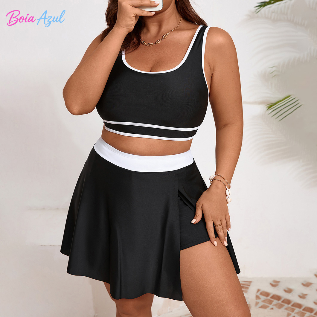 Plus-Size-Tankini in Schwarz-W – Dresses Bewertung und Preis