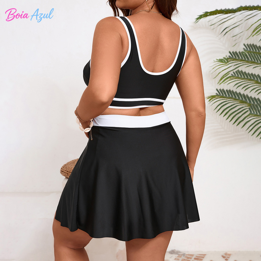 Plus-Size-Tankini in Schwarz-W – Dresses Bewertung und Preis