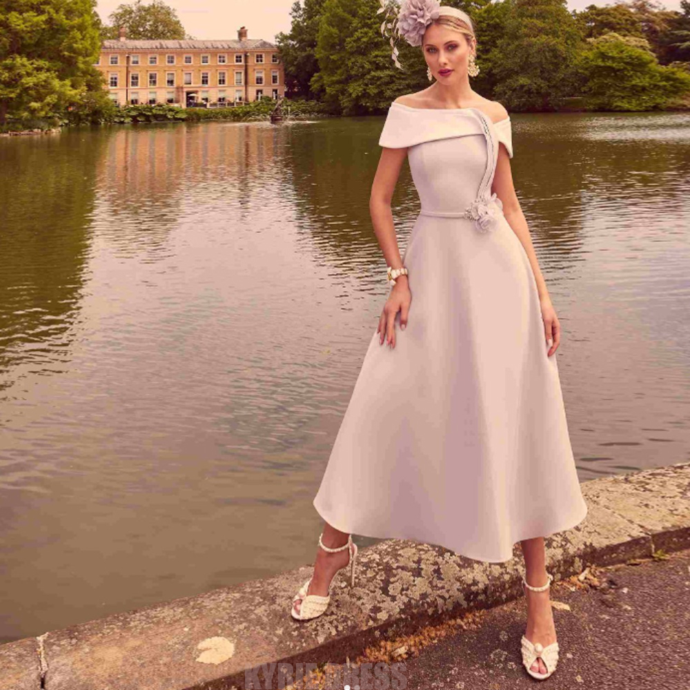 Elegantes Kleid für die Brautm – Elegant Satin Evening Gown Split Bewertung und Preis