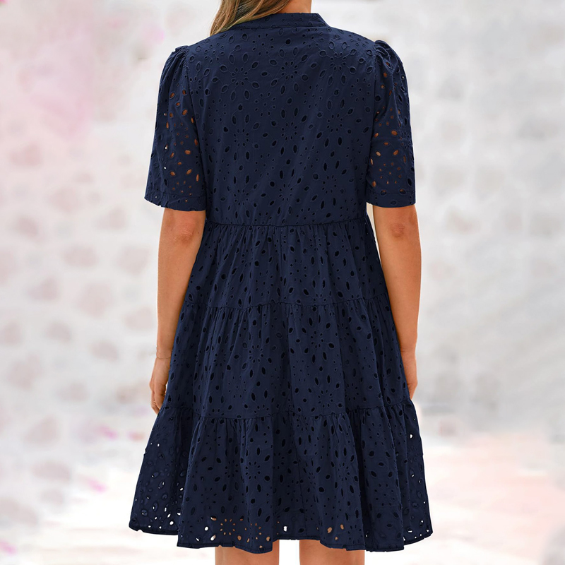 Damen Boho Sommer V-Ausschnitt – French Vintage Floral Midi Dress Bewertung und Preis