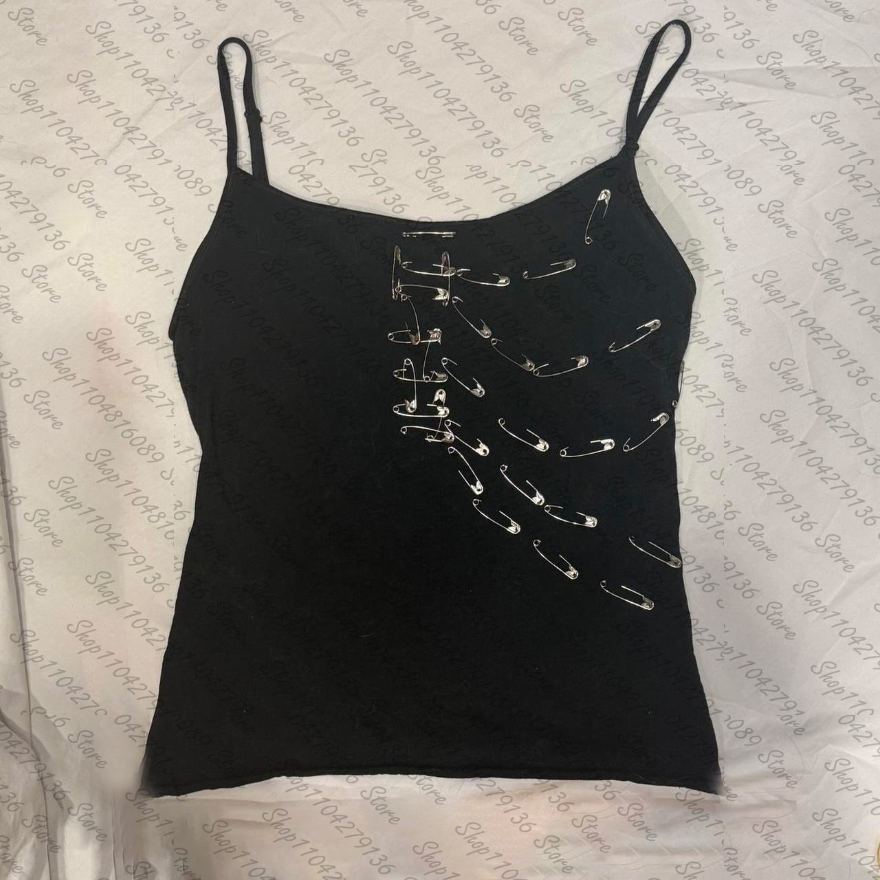 Vintage Punk Gothic Camisole T – Y2K Graphic Baby Tee Crop Bewertung und Preis