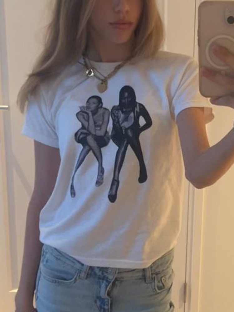 Ästhetische Sommer Baby T-Shir – Y2K Graphic Baby Tee Crop Bewertung und Preis