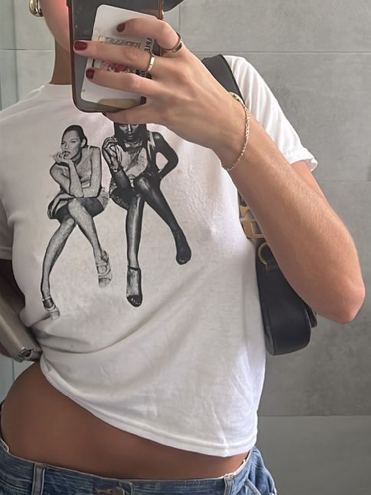 Ästhetische Sommer Baby T-Shir – Y2K Graphic Baby Tee Crop Bewertung und Preis