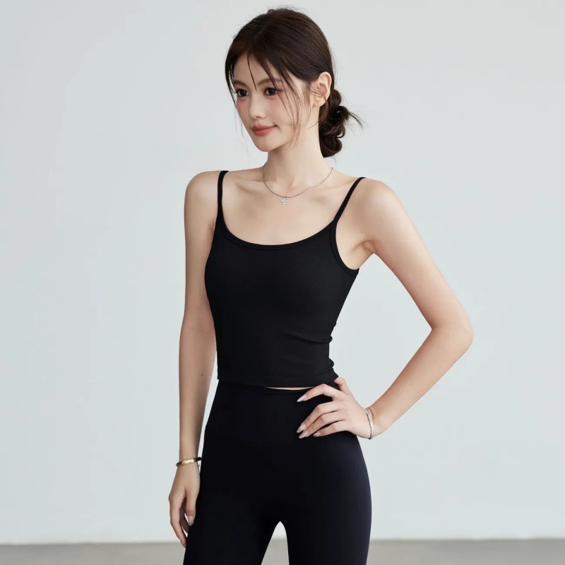 Nahtloses geripptes Yoga-Cami- – Seamless Ribbed Workout Tank Top Bewertung und Preis