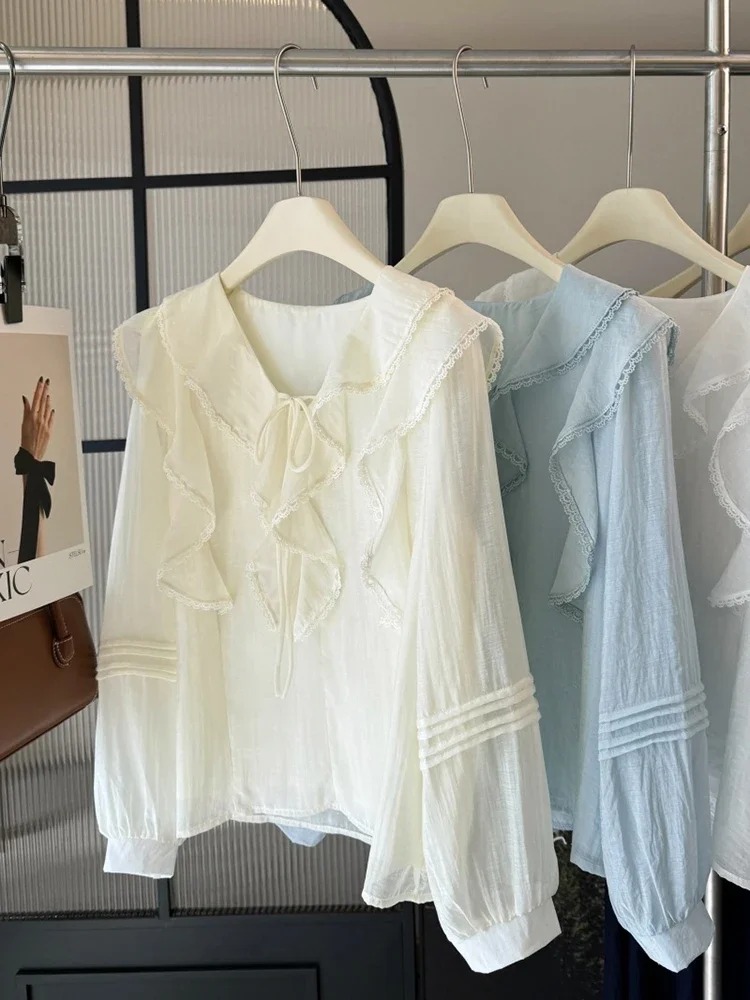 Französische V-Ausschnitt Blus – Blouses Bewertung und Preis