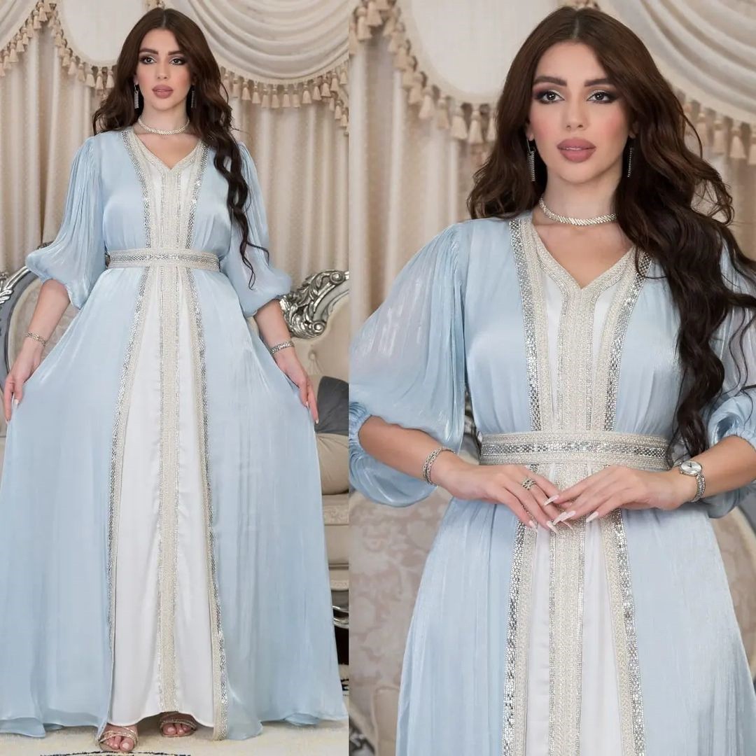 Lavendel-Paillettenkleid mit V – Dresses Bewertung und Preis