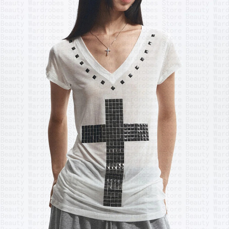 Rock Goth Einzigartiges Top Y2 – Y2K Graphic Baby Tee Crop Bewertung und Preis